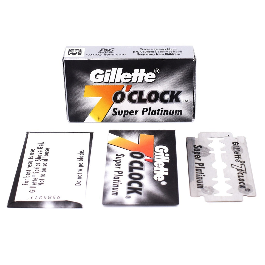 Hoja de Afeitar Gillette 7 O'clock Super Platinum